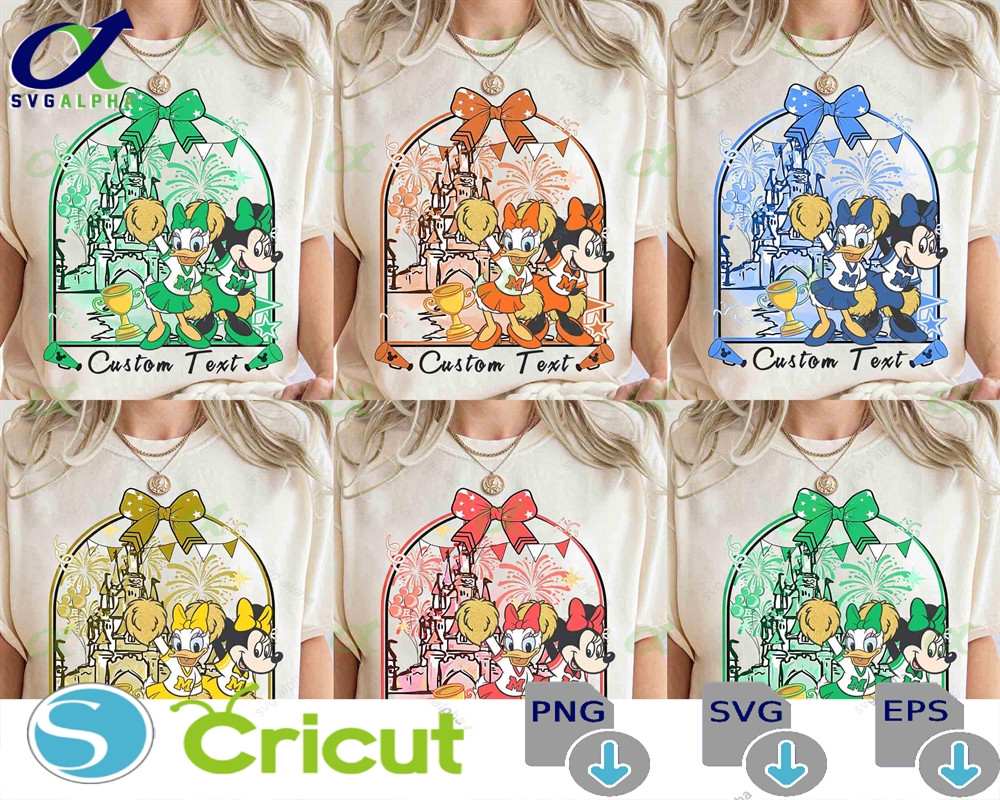 Customize Disney Minnie and Daisy Cheerleading Competition 2026 T-Shirt, WDW Cheerleading and Dance Championships, Summit Championship Tee